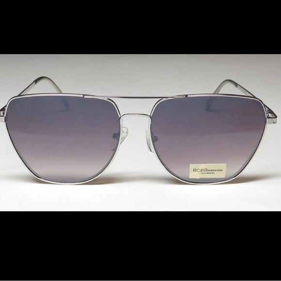 BCBGeneration black Smokey aviator sunglasses shades eyewear fashion UV glasses - Picture 2 of 6